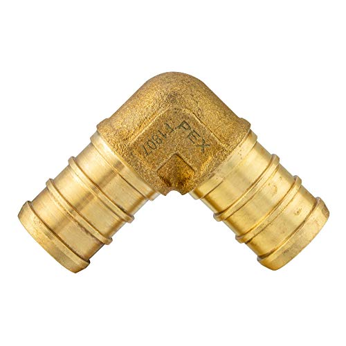 (Pack of 30) EFIELD 3/4" Pex Brass Crimp Barb Fittings Combo - size: 3/4" (Pack of 30)