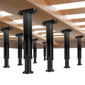 8 PCS Adjustable Height Bed Frame Support Legs - 7.8-14.6inch Bed Slats Support Leg with Screws, Furniture Legs for Bed Frame/Bed Center Slat/Cabinet/Dresser/Table/Sofa/Chair, Bed Replacement Legs - size: 8 PCS