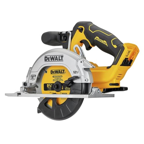 DEWALT XTREME™ 12V MAX BRUSHLESS 5-3/8" CIRCULAR SAW (Tool Only) (DCS512B) - color: Yellow