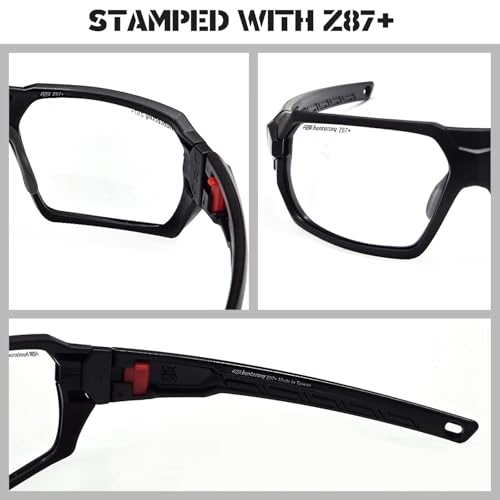 HTS HUNTERSKY Ballistic Tactical ANSI Z87.1+ Impact Protection Anti Fog Shooting Glasses Military Grade Airsoft Range - color: Khaki Gray
