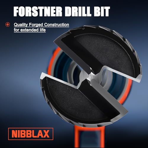 2-1/2" Forstner Bit Wood 2-1/2 Inch Dia. Drill Bit Woodworking - size: 2-1/2"