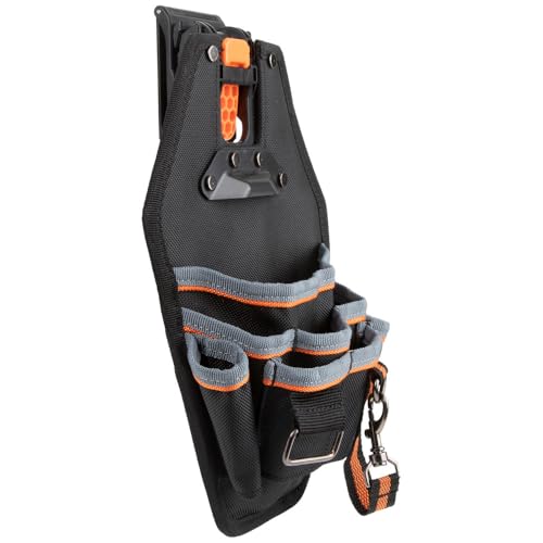 Klein Tools MODbox Tool Pouch, Electrician Bag, Quickly Attach and Release from Tool Belts and MODBox Rail System - size: 8-Pocket, style: 8-Pocket Pouch