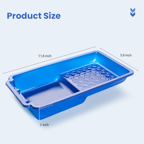 Mister Rui 4 Inch Paint Tray Liners 15-Pack, Disposable Liners Refills