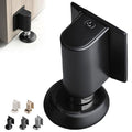 Magnetic Door Stopper No Drilling Height Adhesive Heavy Duty Magnet Doorstop Wedge Stop Catch Bottom Holder to Keep Doors Open (Black) - color: Black