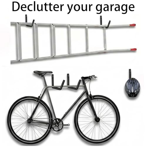 Heavy Duty Garage Storage Hooks, 120 LB Capacity Wall Mounted 4-Pack Hook