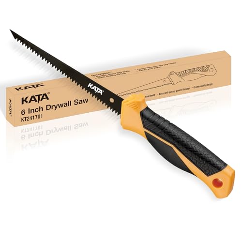KATA 6 Inch Drywall Saw, Sharp Jab Saw for Pumpkin Carving & DIY Cutting - color: Drywall Saw