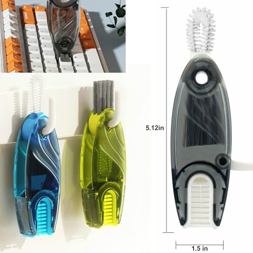 4in1 Multifunctional Cleaning Brush Set, 1pc Bright Grey, Plastic - style: 1pc Bright Grey 4in1