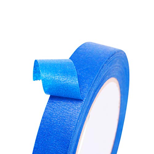 Lichamp Blue Painters Tape 3/4 inch, 2 Pack Blue Masking Tape 3/4 inch x 55 Yards x 2 Rolls (110 Total Yards)