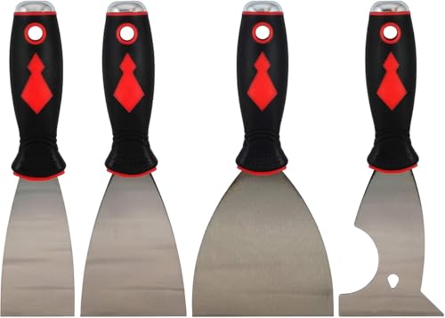 Red Devil 6090 4 PC. Putty Knife Set