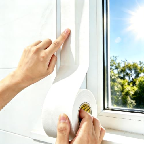 Cloth Duct Window Seal Strip Tape,White,1.89inch x 33FT - color: White, size: 1.89inch x 33FT