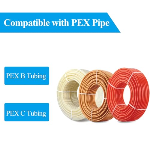WiseWater 36 Pcs Pex Fittings, 1/2 inch T PEX Tee(12PCS) & 90 Degree Elbow & Straight Coupling, Brass Barb Crimp Pipe Fitting for Pex Pipe(Pack of 36), UPC Certified - size: ZH61902(1/2" PEX FITTINGS 36pk)