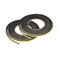 uxcell Sealing Foam Tape 5mm Wide 3mm Thick 4m/13ft Long, Self Adhesive Weather Strip for Window Door Insulation, Pack of 2 - size: 5mmx3mmx4m