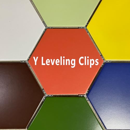 4.7mm (3/16") Hexagonal Tile Spacers 100 Pack Plastic Grout Spacers for Precise Hex Tile Alignment (Gray)