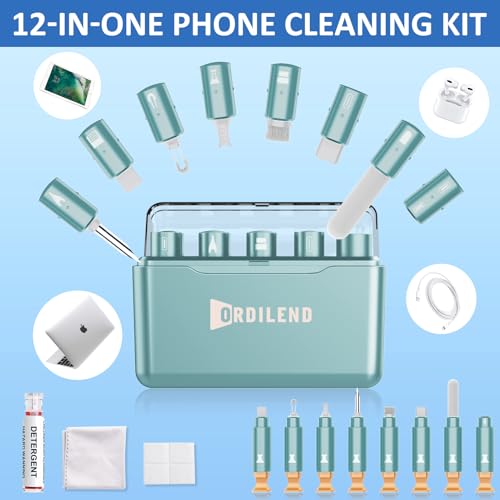 iPhone Cleaning Kit for Charging Port, Cleaner Kit for AirPod Phone, Mint - color: Mint