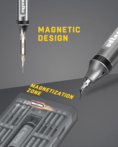 Banshu Mini Electric Screwdriver, 52 in 1 Precision Screwdriver Set - size: 52-in-1