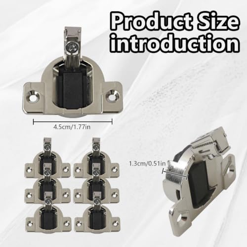 110 Degree Compact 33 Hinge, Compatible with Blum Cabinets, 8-Pack | Replacement for blum cabinet hinges，Cabinet Door Hinges Screws Directly Into 16-19mm Doors, Mounting Plate Sold Separately