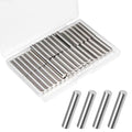 50Pcs M5 x 25mm (Approx 3/16" x 1") 304 Stainless Steel Dowel Pins - size: M5 x 25mm