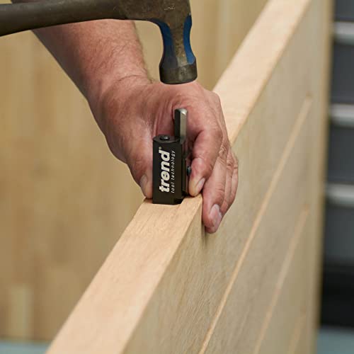 Trend Hinge Recess Squaring Corner Chisel, Spring Loaded Tool for Squaring Hinge Mortises and Lock Faceplates, C/CHISEL