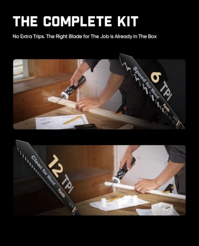 Fanttik R11 Pro Cordless Mini Reciprocating Saw for Wood & PVC Cutting