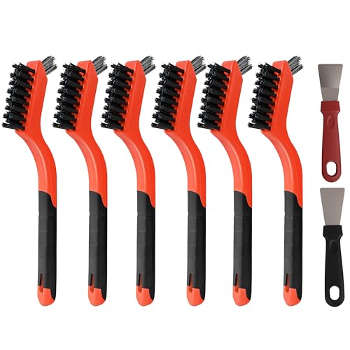 12 Pieces Nylon Brush Set, Nylon bristles - color: Nylon