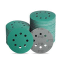 5 Inch 8 Hole P150 Grit Zirconia Wet Dry Sanding Discs - 50 Pack - size: 150 Grit