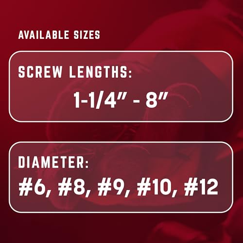 GRK Fasteners R4™ #10 x 3-1/8" Multi-Purpose Framing Screws, 630 PCS - size: #10 x 3-1/8" 630 count