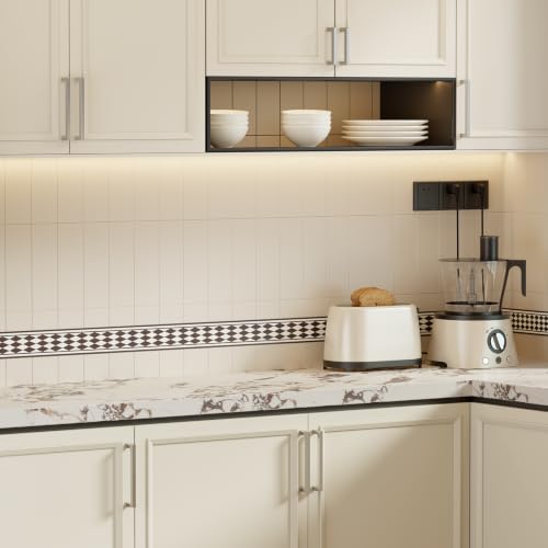 Goldenwarm 6-1/4 Inch 10 Pack Brushed Nickel Cabinet Pulls Kitchen Handles - color: Brushed Nickel, size: 6 1/4" Hole Center