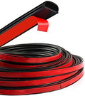 D-Shape Door Rubber Seal Strip Weatherstrip 3M Self Adhesive Hollow for Car Truck Motor Door Cover Trunk (Black, 26.25 feet)