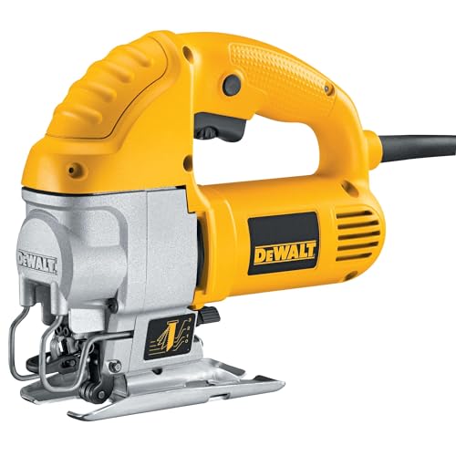 DEWALT Jig Saw, Top Handle, 5.5-Amp, Corded (DW317K), Yellow