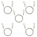 Picture Hanging kit,Mirror Hanging kit Adjustable Heavy Duty with Wire Hardware for Frame Mirror: 78 inch *1/16 50LB 5pack - size: 5 Pack