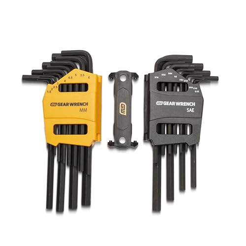 GEARWRENCH 26 Piece Long Arm SAE/Metric Hex Key Set - 83504 - style: SAE/MM