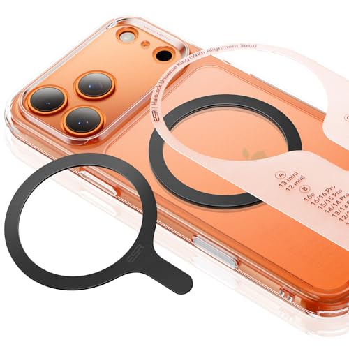 ESR for MagSafe Sticker, MagSafe Ring for iPhone 17, Samsung Galaxy - color: Black