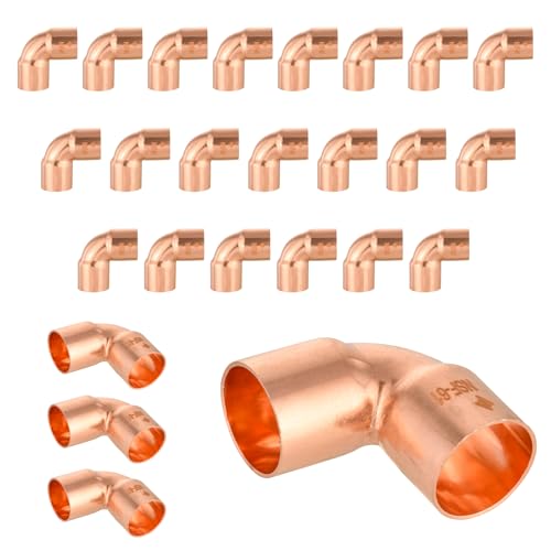 25 Piece EFIELD 5/8" C X C Short Radius Copper 90 Degree Elbow - size: 5/8" x 5/8", style: 90 Degree