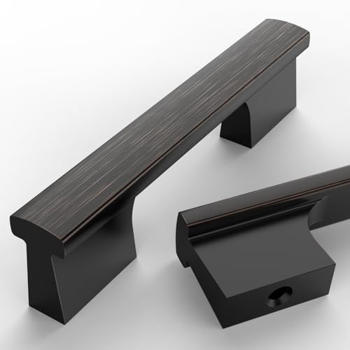 Asidrama 10 Pack 3 Inch(76mm) Oil Rubbed Bronze Cabinet Pulls Kitchen Cabinet Handles Cabinet Pulls Cabinet Hardware for Cupboard Drawer - color: Oil Rubbed Bronze, size: 3" Hole Center(76mm)