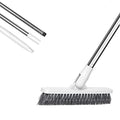 LandHope Grout Brush with Long Handle 50inches Grout Cleaner for Tile Floors Crevice Floor Scrub Brush 120° Rotatable Bathtub Clean Tool Grout Scrubber Indoor Kitchen Shower for Hard to Reach Areas
