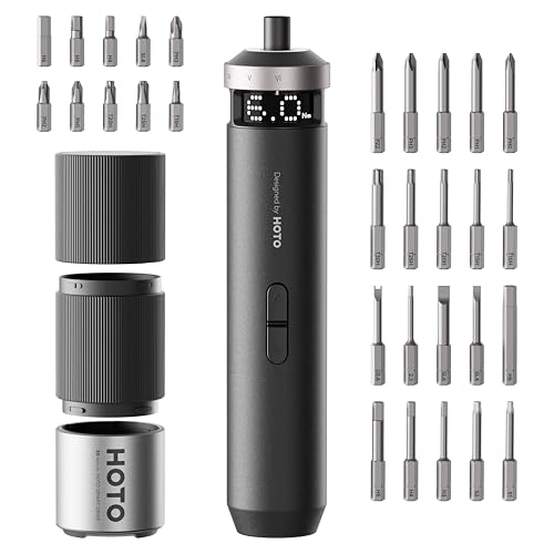 HOTO PixelDrive Electric Screwdriver, Rechargeable Cordless Screwdriver