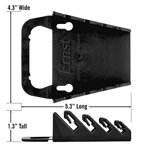 ERNST Gripper Wrench Organizer, 4 Tool, Black - color: Black, size: 4 Tool, style: Standard