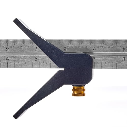 General Tools MG-S279-4R Aluminum Combination Square - Square, Ruler, Protractor, and Centering Gauge All-in-One Measurement Woodworking Tool with Integrated Level and Scriber