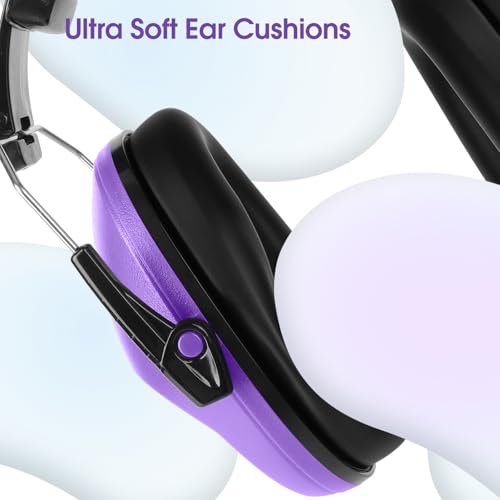 Floriogra Noise Cancelling Headphones for Kids/Toddler 28dB SNR Ear Muffs - color: Purple
