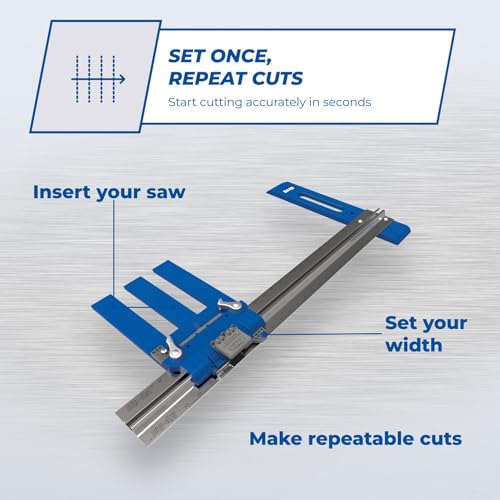 Kreg KMA2685 Rip-Cut Circular Saw Guide - Cutting Tool - Guide is Best for Regular (Side-Blade) Circular Saw - Ensure Compatibility Before Use - Woodworking Tools for Home Improvement - style: Jig Saw