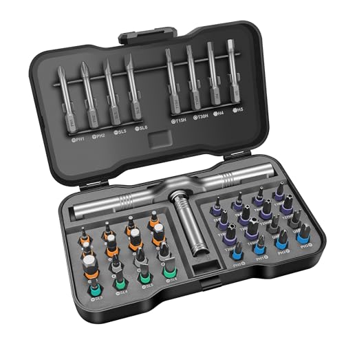 JENABOM 42 in 1 Magnetic Screwdriver Set,DIY Ratchet Screwdriver - size: 42 in 1