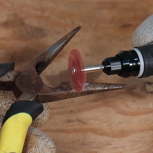 66Pcs 1In Radial Bristle Disc Kit with 3mm Shank for Rotary Tools