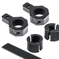 LAMPHUS Light Bar Mount Clamp Bracket for ATV UTV 0.75-1.25in Vertical - size: 2 Pack, style: Vertical Bar