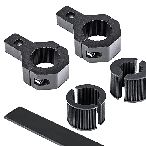 LAMPHUS Light Bar Mount Clamp Bracket for ATV UTV 0.75-1.25in Vertical - size: 2 Pack, style: Vertical Bar