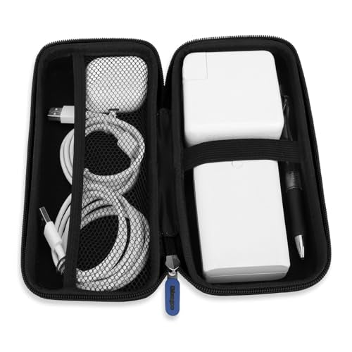 iMangoo Travel Essential Electronics Organizer Charger Case Carrying Pouch - color: Blue, size: Large