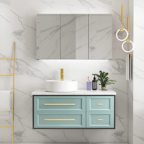 Cabinet Pulls Gold Cabinet Handles Square Drawer Pulls, 5 Pack 6-1/4 Inch Stainless Steel Kitchen Door Cupboard Cabinet Handles, Drawer Hardware Handles, 160mm Hole Centers - color: Gold, size: Two Hole - 6-1/4 inch Hole Centers(160mm)