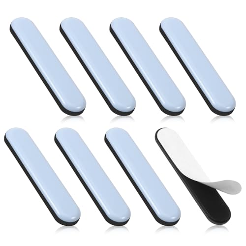 8pcs Furniture Slider Gliders Self-Stick Furniture Movers Sliders Strip for Carpet Rectangle Floor Protector Pads Furnitures Moving Pads for Chair Table Desk Sofa Couch(75x15mm)