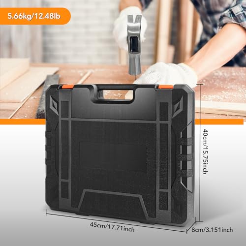 157PCS Home Auto Repair Hand Tool Kit Plastic Storage Tool Box - color: GJX157S