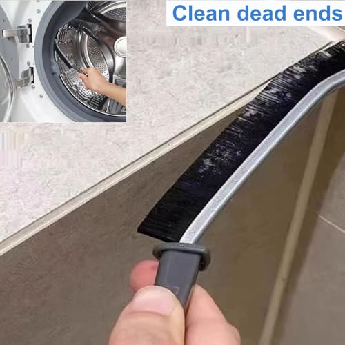 Crevice Cleaning Brush, Hard Bristle New Multifunctional Clean Tool, Bathroom Gap Scrub Brush Cleaner Tools for Home, Kitchen, Bathroom, Household, Window, Vehicle, Faucets, Toilet, Grout, Car, 5Pcs