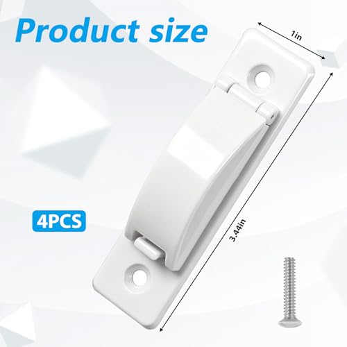 4 Pack Light Switch Guard Cover Wall Switch Guards Wall Switches Guard - color: White